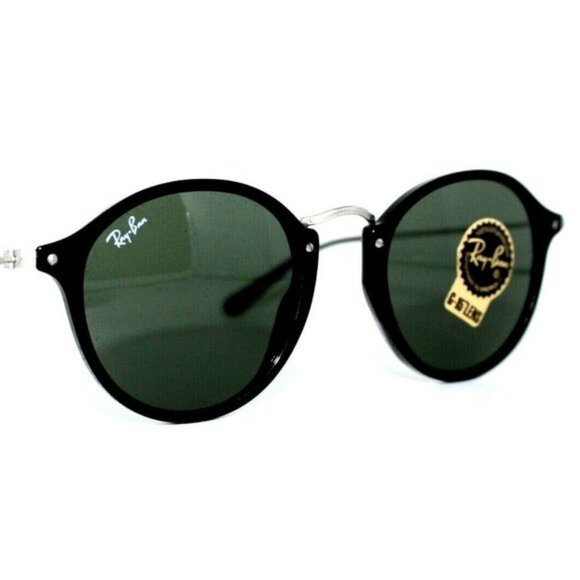 NEW RAY BAN RB 2447 901 BLACK SUNGLASSES - Picture 4 of 7